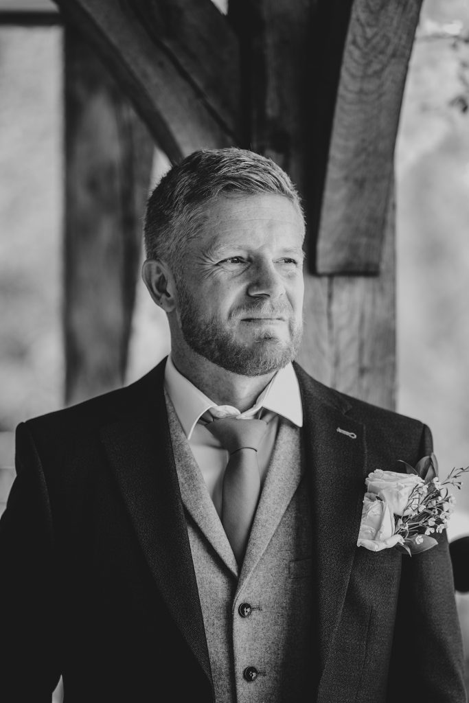 groom waits for his bride