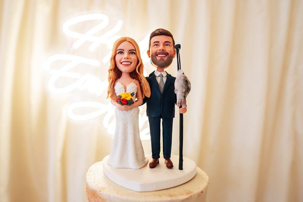 bride and groom cake topper